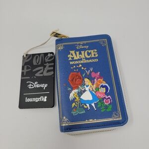 Loungefly Disney Alice in Wonderland Classic Book Zip Around Wallet